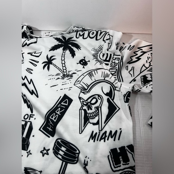 Hybrid Legacy  Crewneck Sweatshirt Men’s Large All Over Print Performance Method - Picture 12 of 12